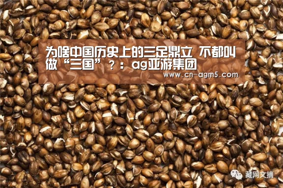 为啥中国历史上的三足鼎立 不都叫做“三国”?:ag亚游集团(图1) ag亚游集团